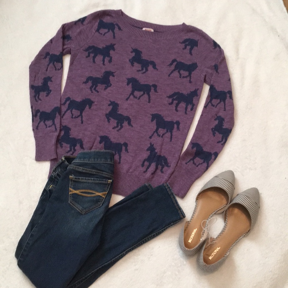 Unicorn print sweater ASO Lydia Martin Teen Wolf